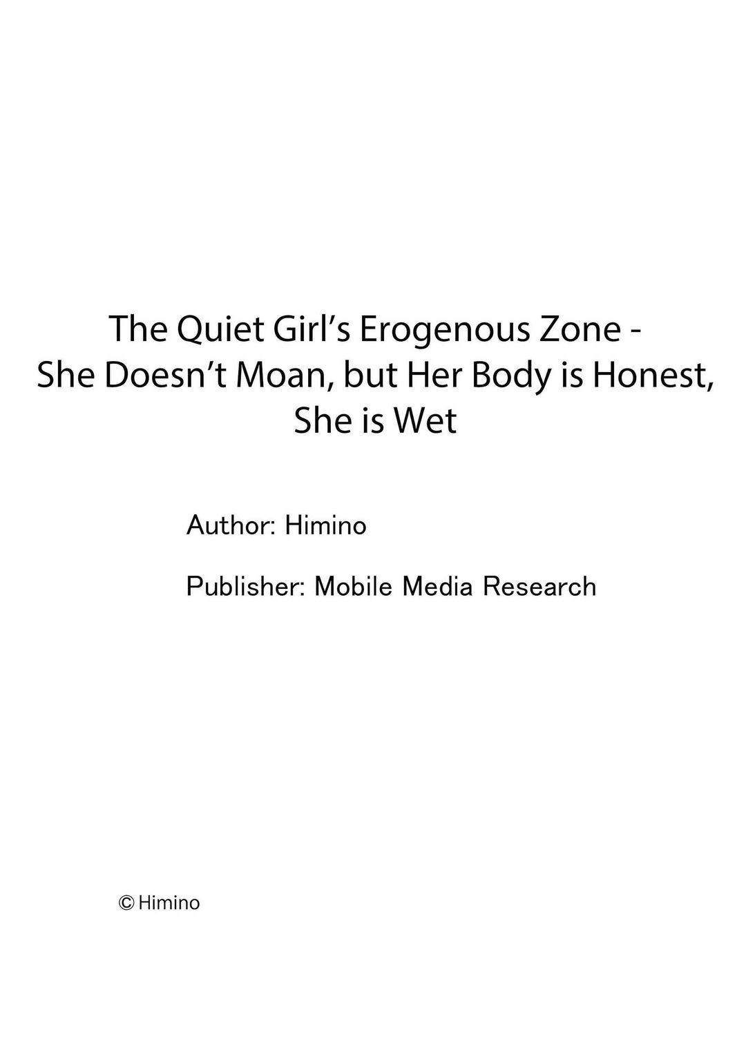 The Quiet Girl’s Erogenous Zone - Chapter 80 Page 9