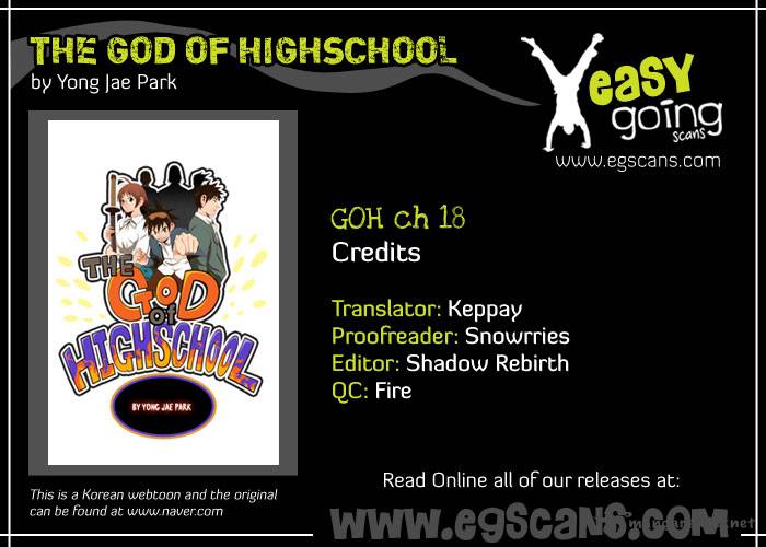 The God of High School - Chapter 18 Page 1