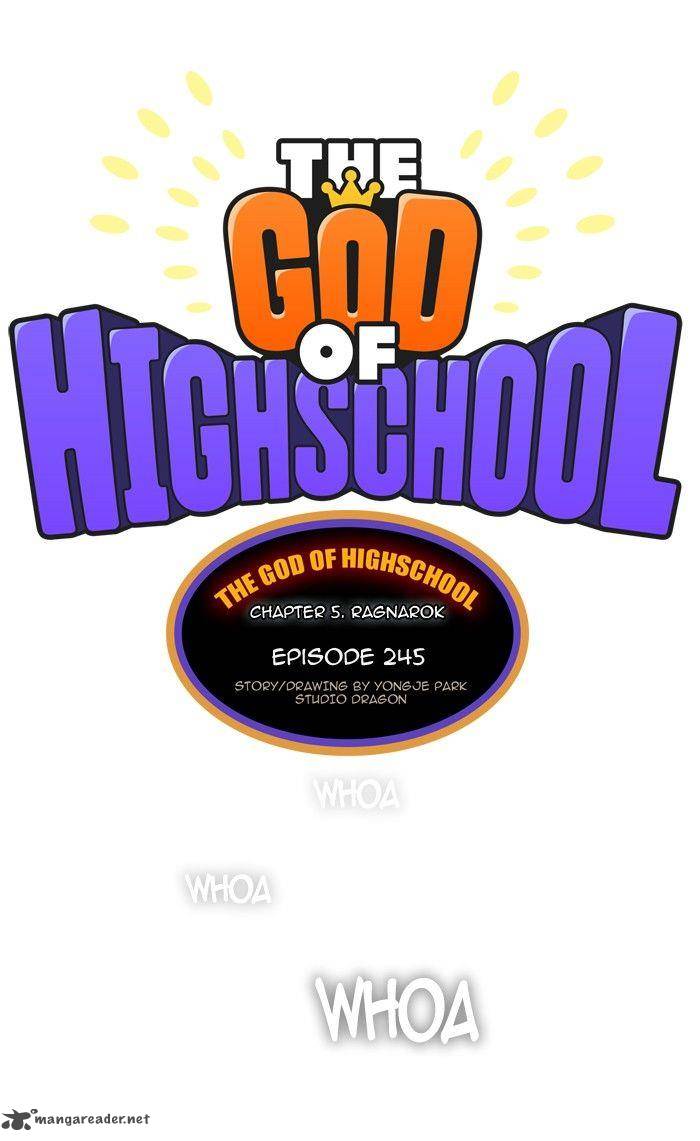 The God of High School - Chapter 245 Page 1