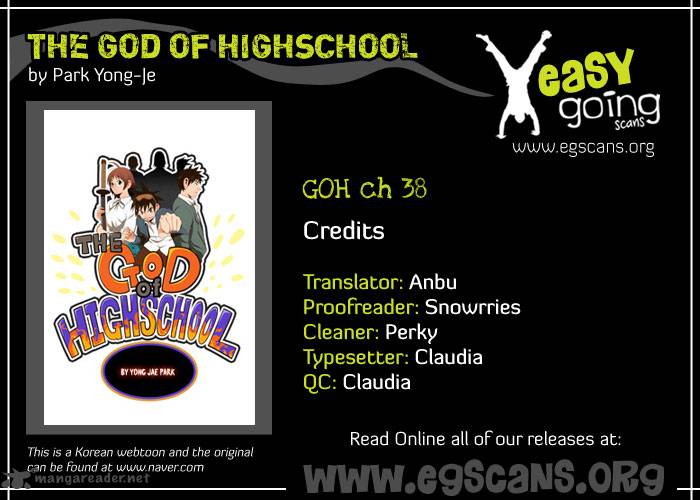 The God of High School - Chapter 38 Page 1