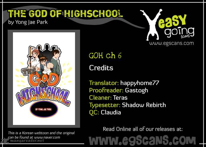 The God of High School - Chapter 6 Page 1