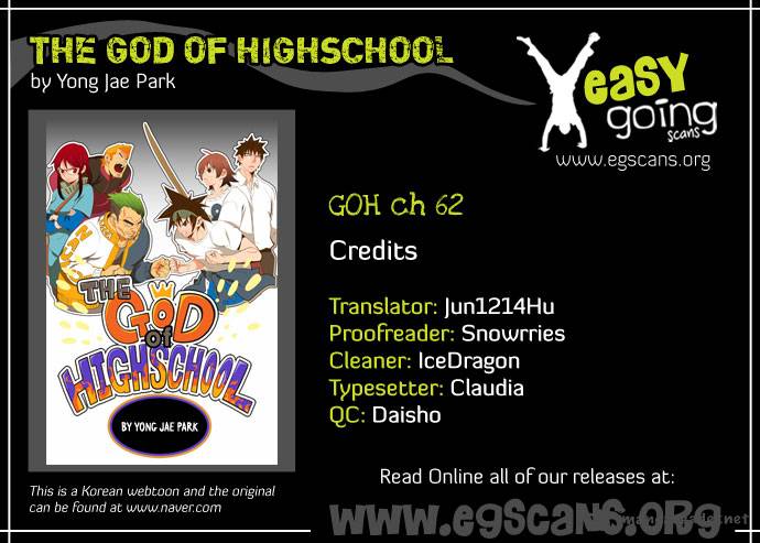 The God of High School - Chapter 62 Page 1