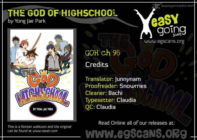 The God of High School - Chapter 98 Page 1