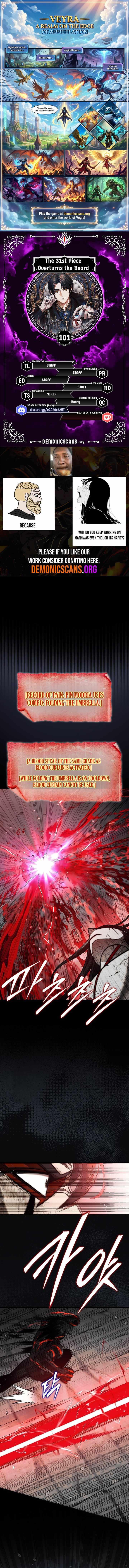 The 31st Piece Overturns the Board - Chapter 101 Page 1