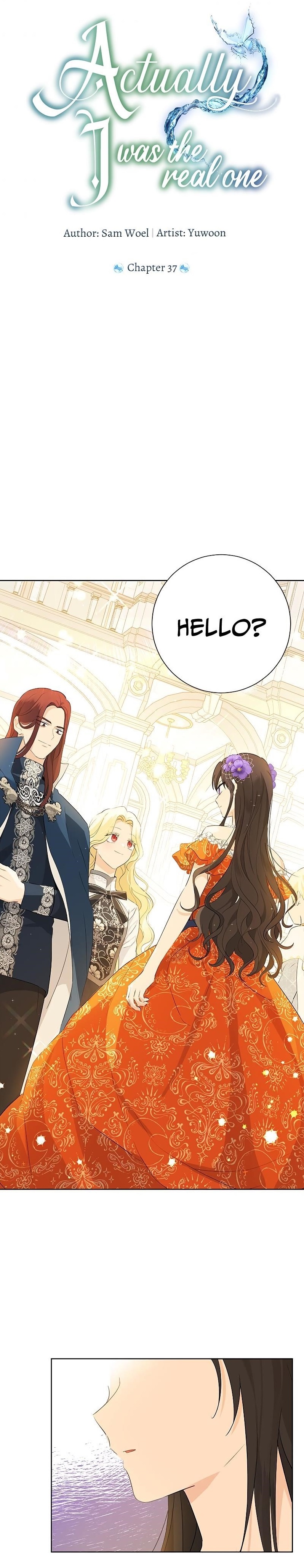 Actually, I Was the Real One - Chapter 37 Page 1