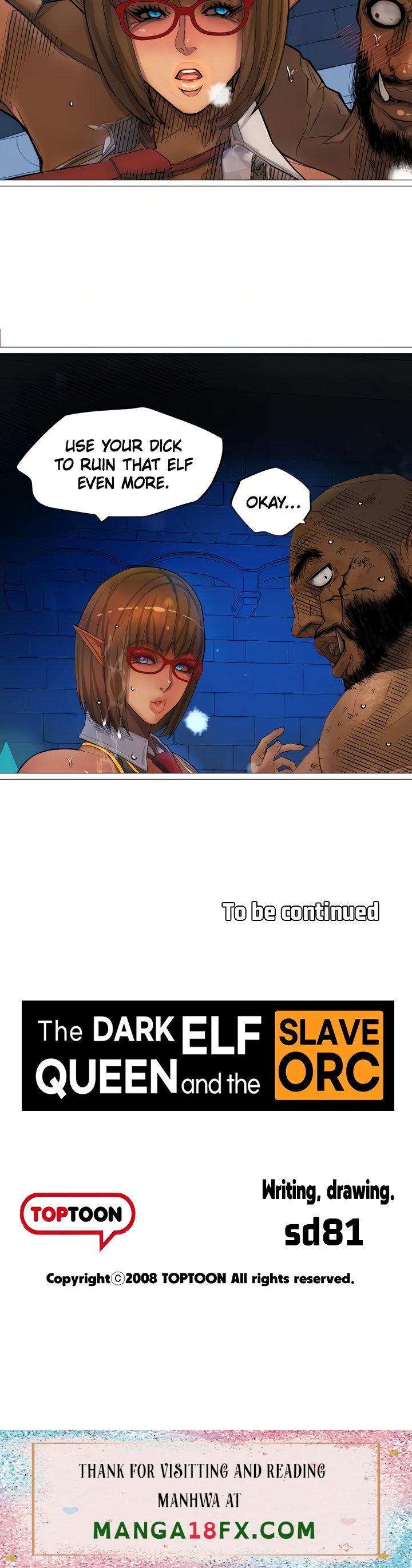 The DARK ELF QUEEN and the SLAVE ORC - Chapter 26 Page 34