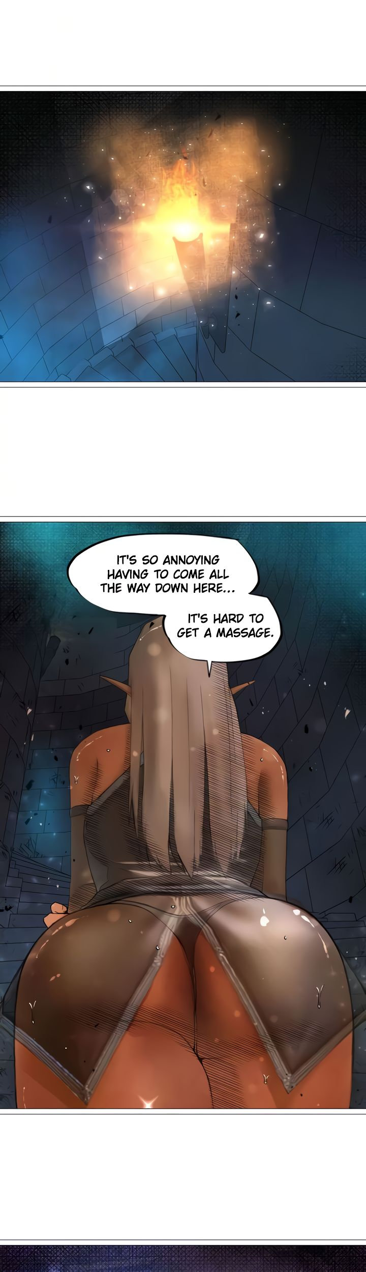 The DARK ELF QUEEN and the SLAVE ORC - Chapter 28 Page 32