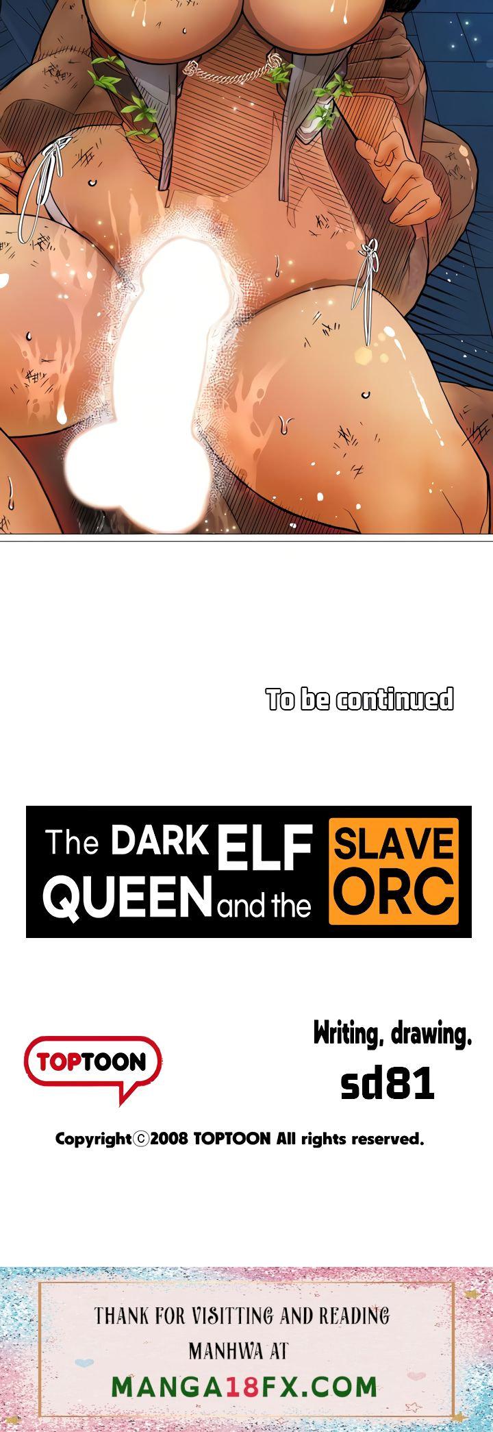 The DARK ELF QUEEN and the SLAVE ORC - Chapter 28 Page 34