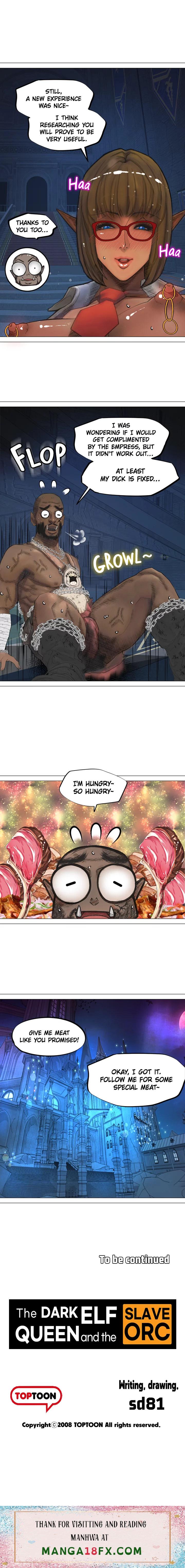 The DARK ELF QUEEN and the SLAVE ORC - Chapter 8 Page 15