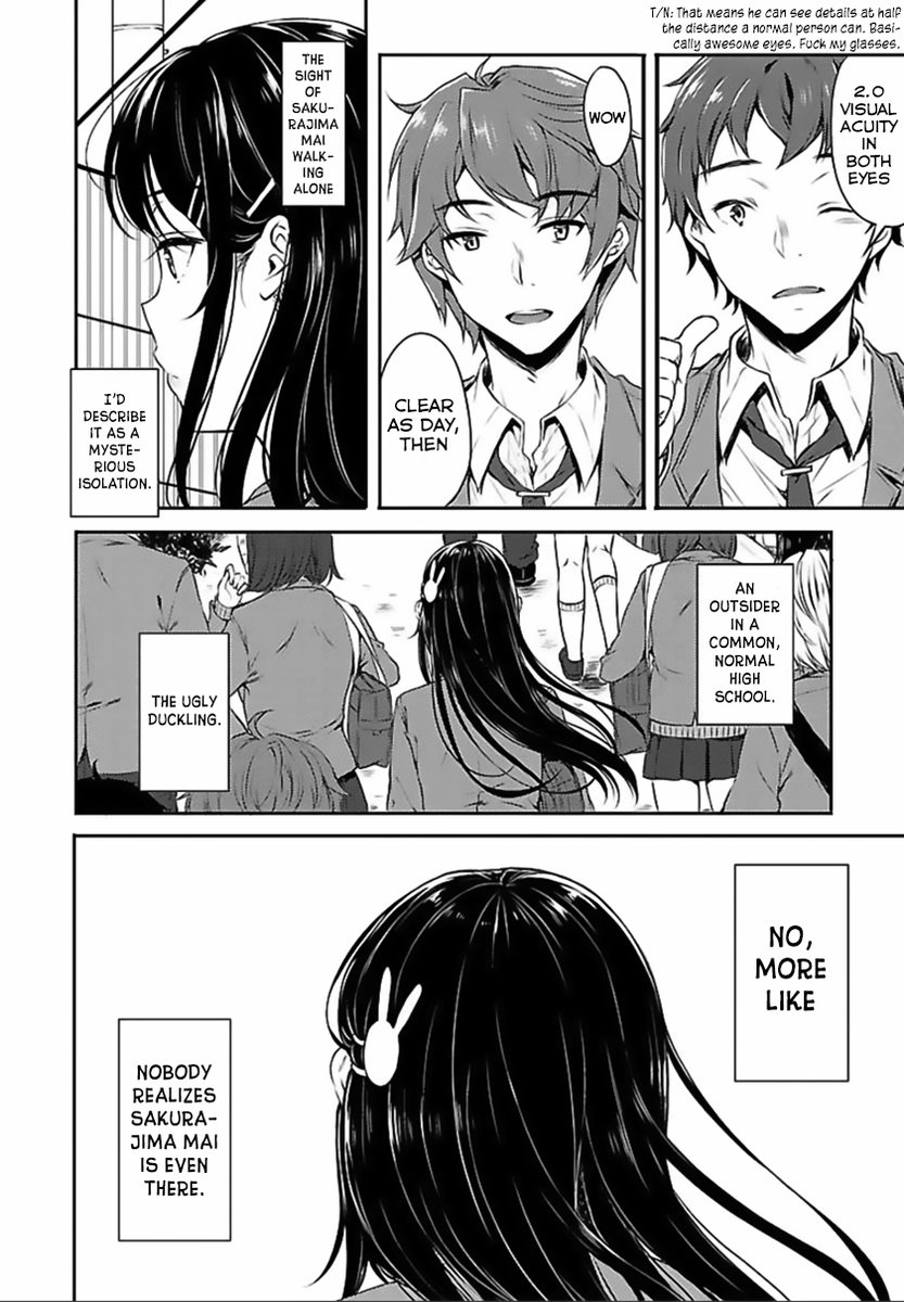 Seishun Buta Yarou wa Bunny Girl Senpai no Yume wo Minai - Chapter 1 Page 20