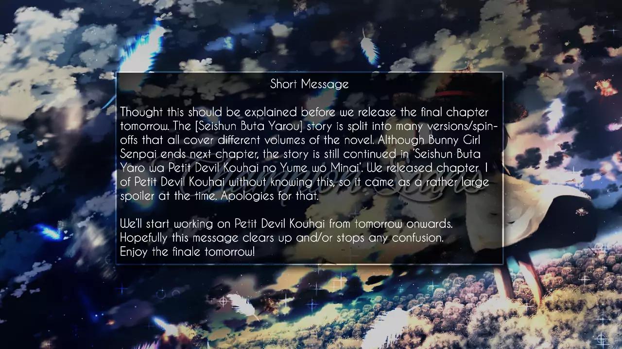 Seishun Buta Yarou wa Bunny Girl Senpai no Yume wo Minai - Chapter 20 Page 13