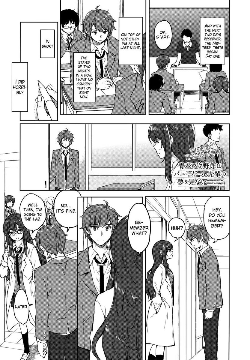 Seishun Buta Yarou wa Bunny Girl Senpai no Yume wo Minai - Chapter 20 Page 3