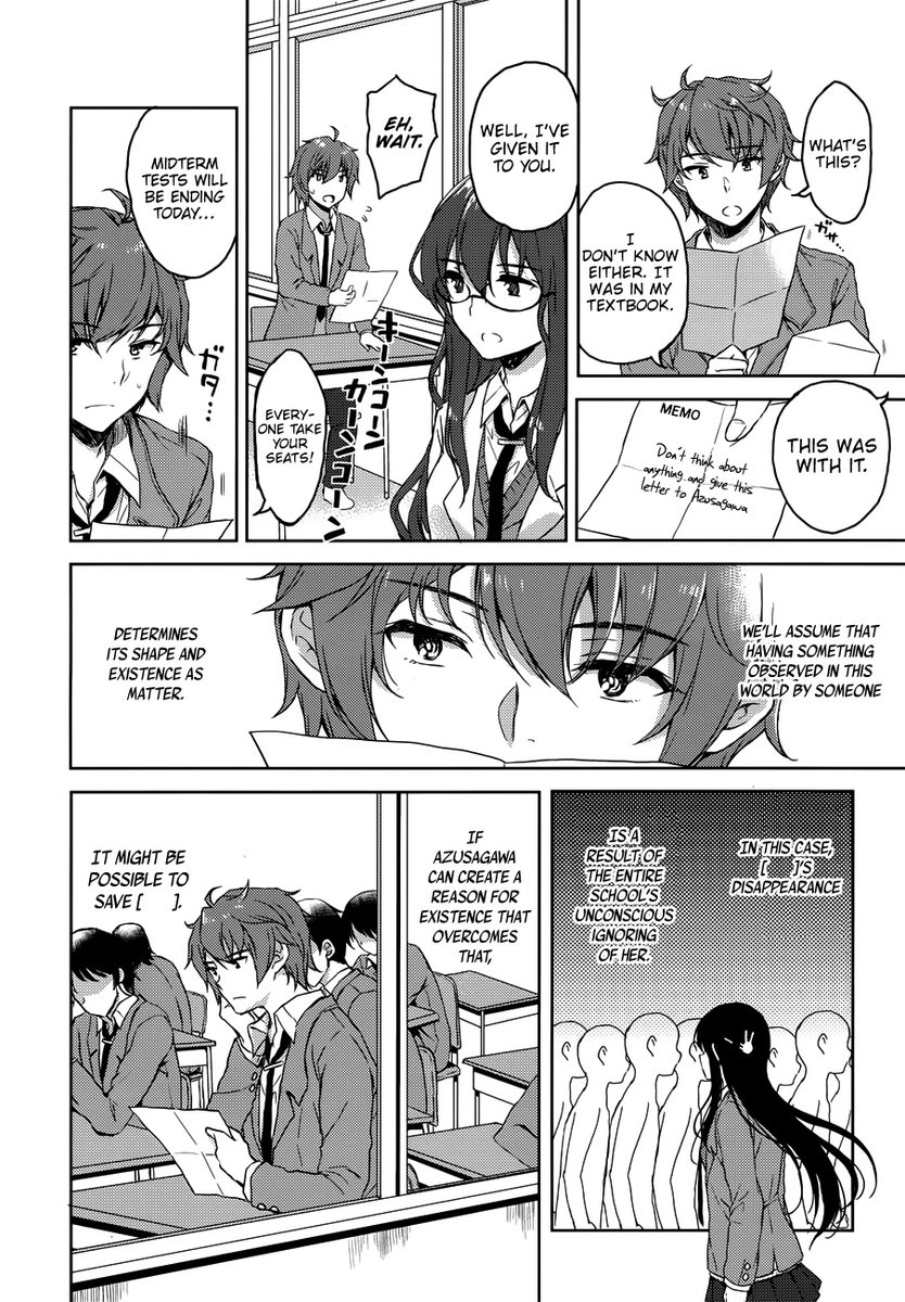 Seishun Buta Yarou wa Bunny Girl Senpai no Yume wo Minai - Chapter 21 Page 6
