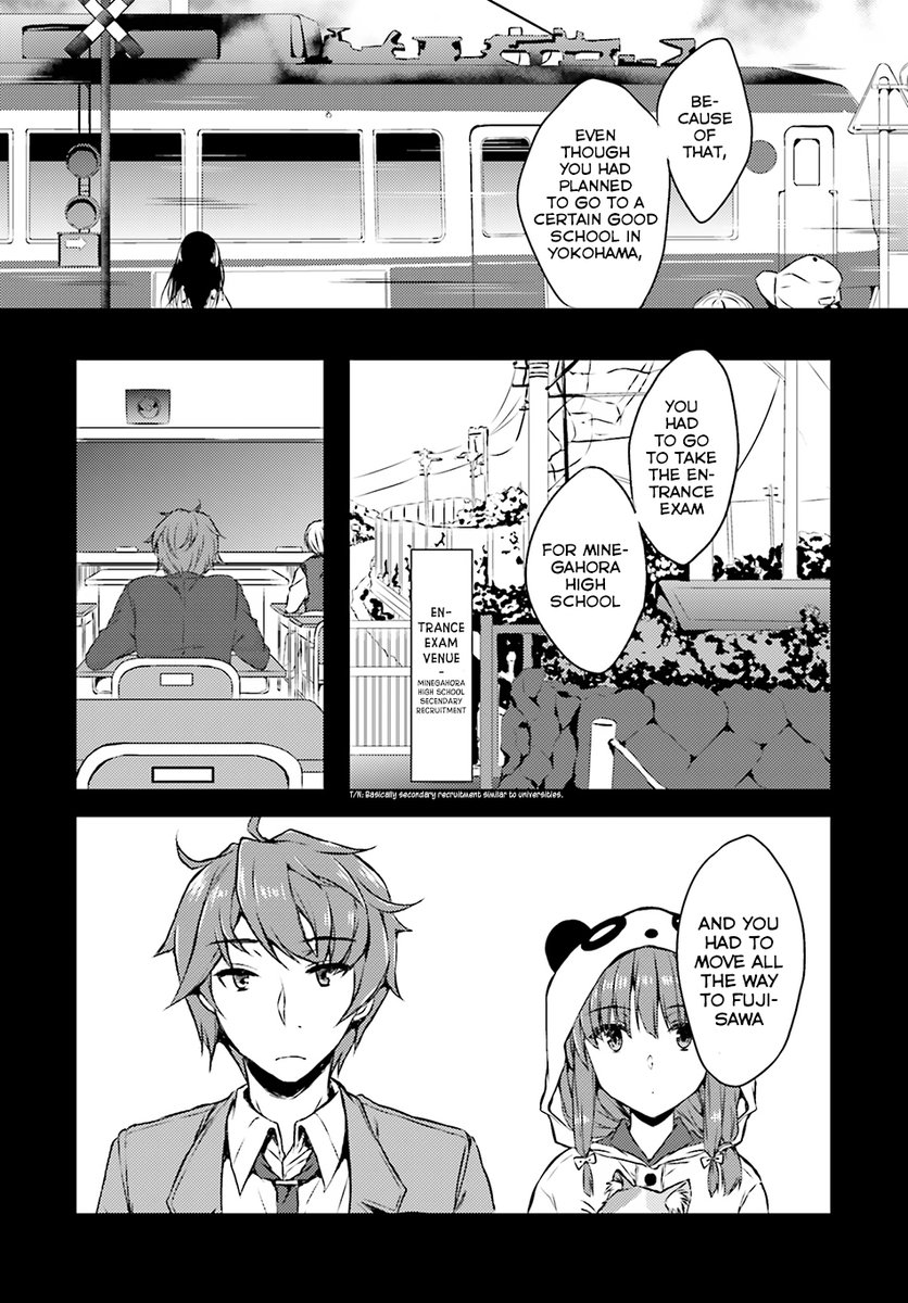 Seishun Buta Yarou wa Bunny Girl Senpai no Yume wo Minai - Chapter 3 Page 3