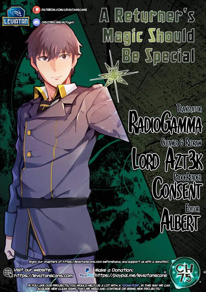 A Returner's Magic Should Be Special - Chapter 75 Page 1
