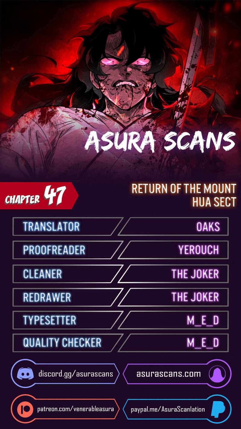 Return of the Mount Hua Sect - Chapter 47 Page 1