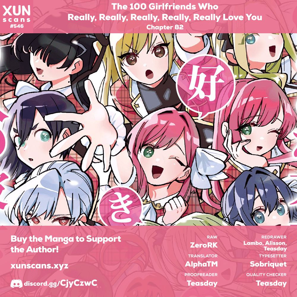 The 100 Girlfriends Who Really, Really, Really, Really, Really Love You - Chapter 82 Page 1