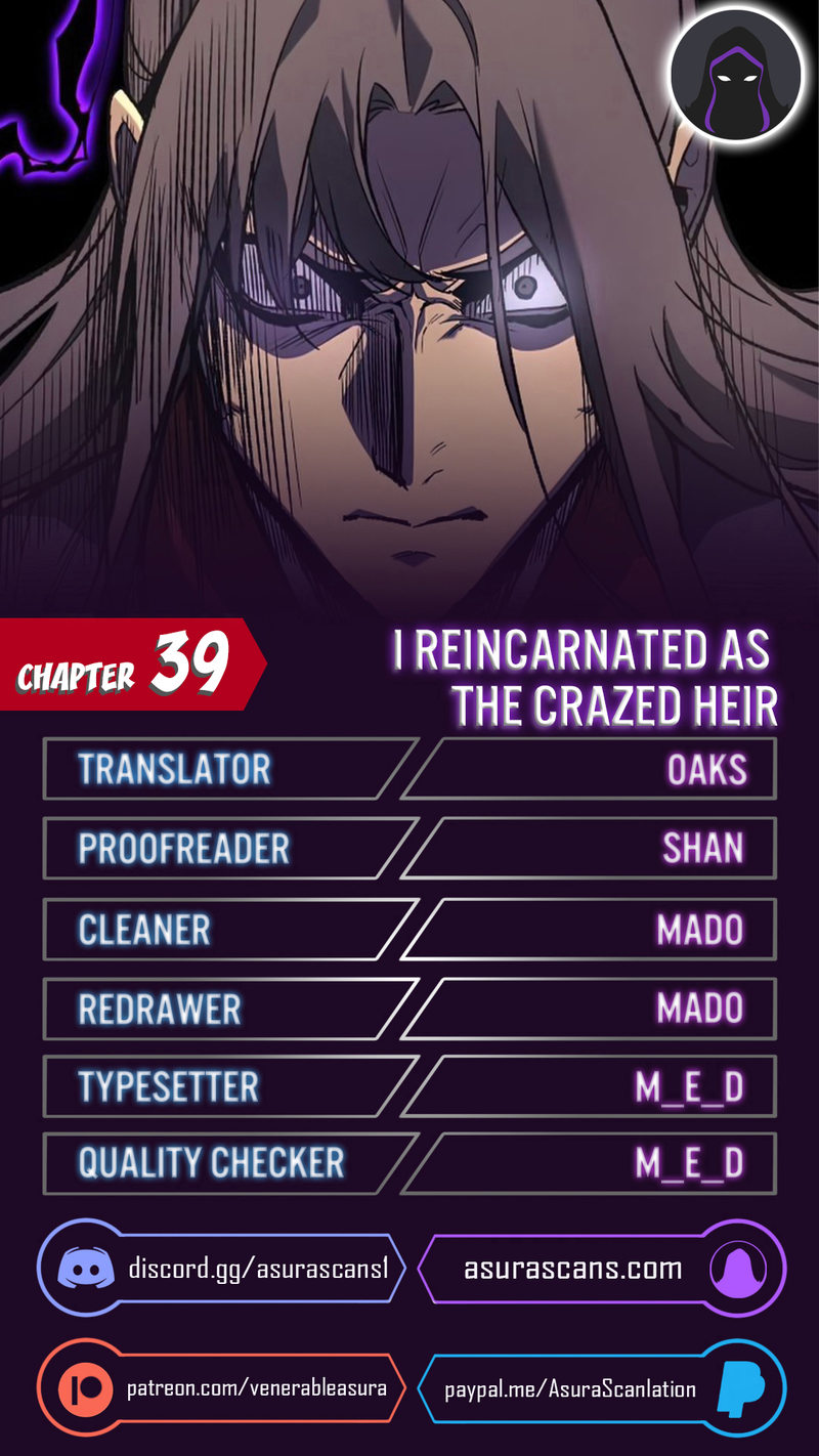 I Reincarnated As The Crazed Heir - Chapter 39 Page 1