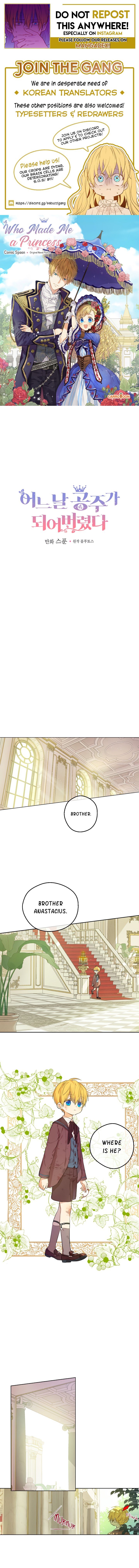 Who Made Me a Princess - Chapter 73 Page 1